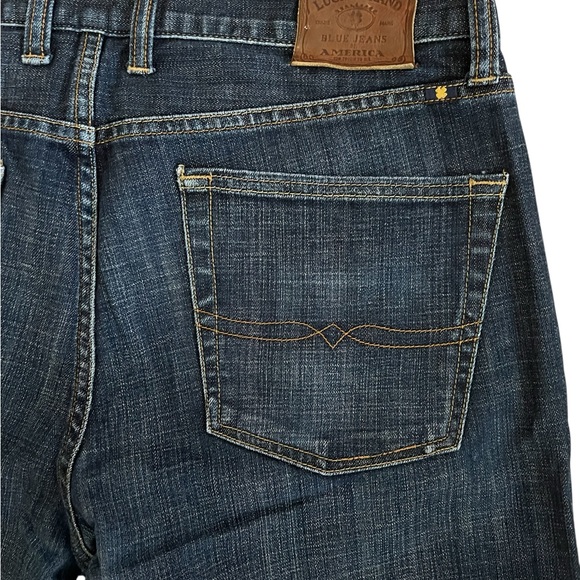 Lucky Brand Men's 361 Vintage Straight Dark Wash Blue Jeans Size 34 X 32. - Picture 9 of 16
